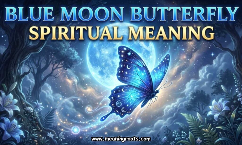 Blue Moon Butterfly Spiritual Meaning