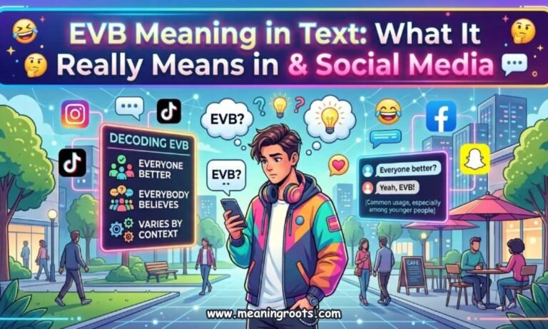 EVB Meaning in Text What It Really Means in Messages & Social Media