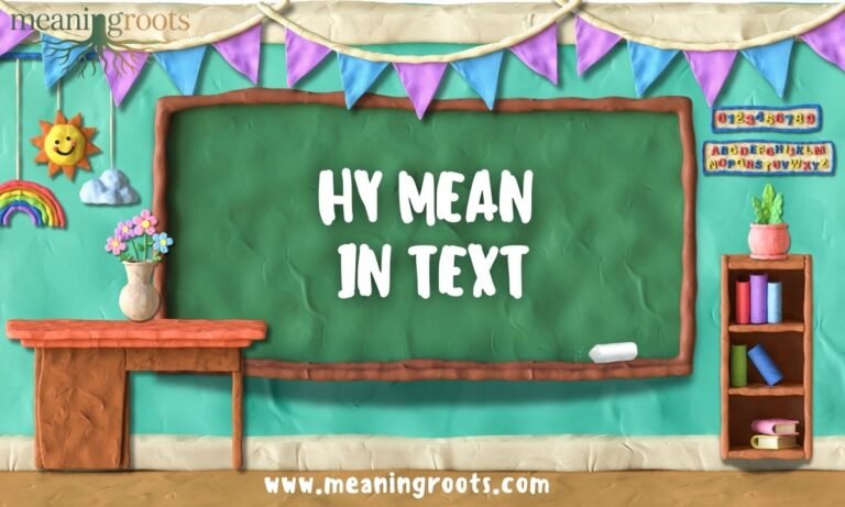 HY Mean in Text