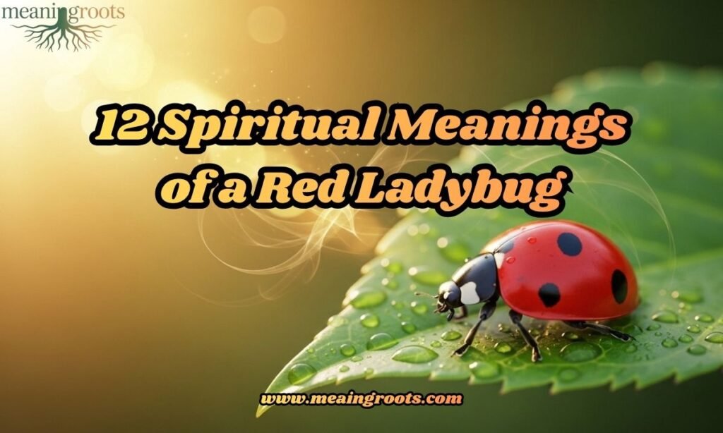 12 Spiritual Meanings of Red Ladybug