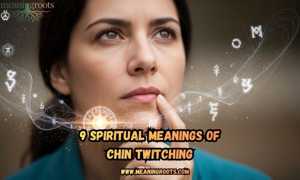 9 Spiritual Meanings of Chin Twitching
