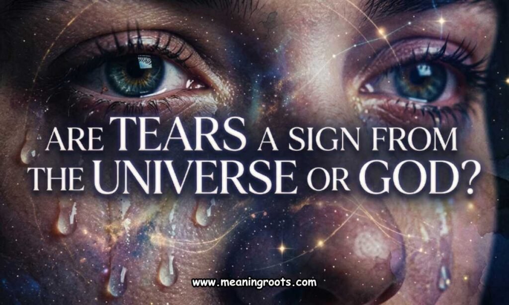 Are Tears a Sign from the Universe or God