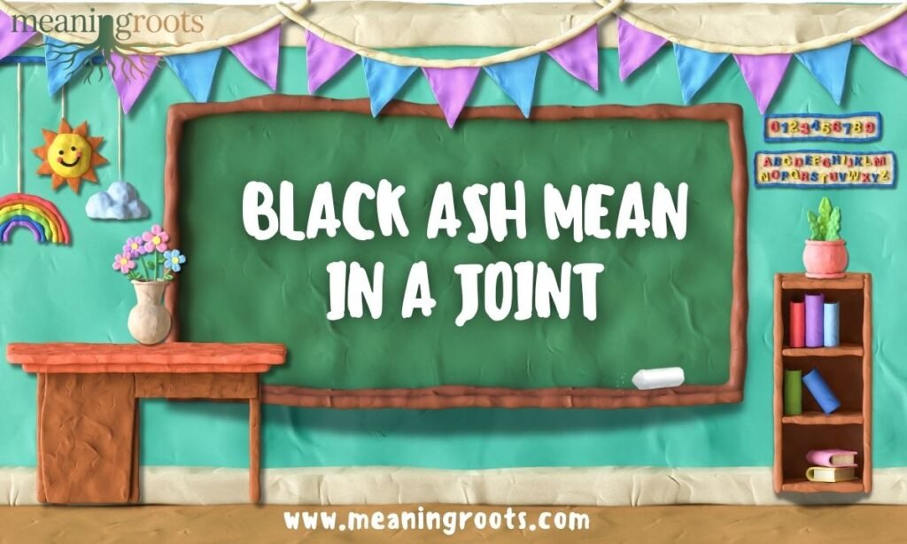Black ASH Mean in a Joint