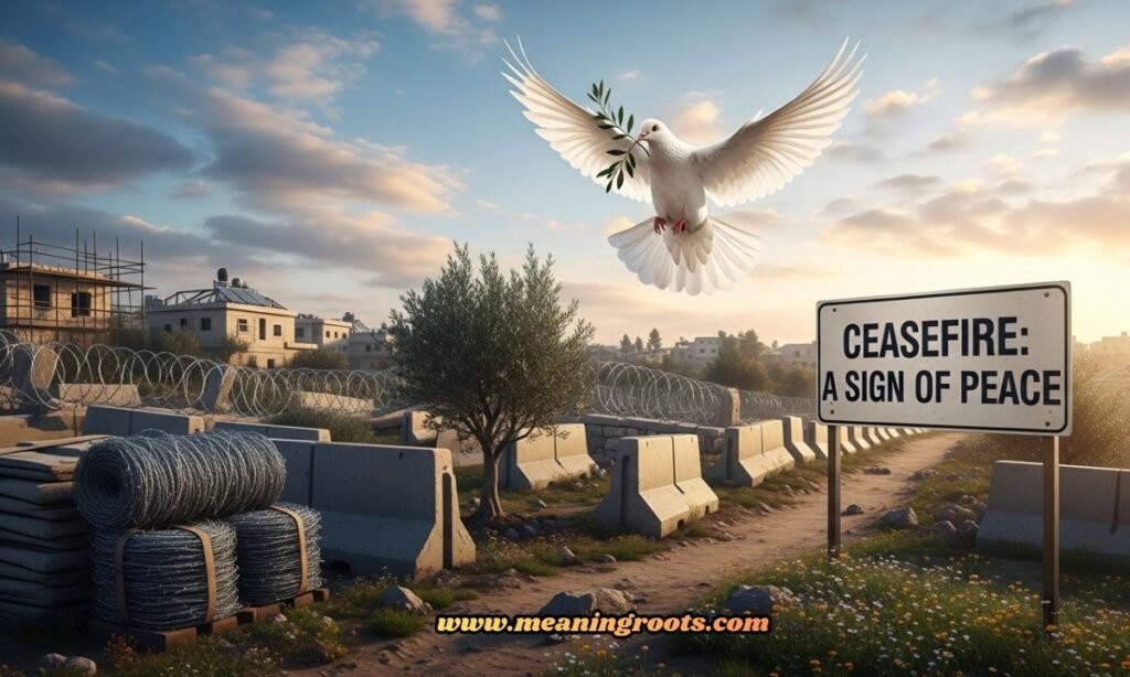 Ceasefire a Sign of Peace