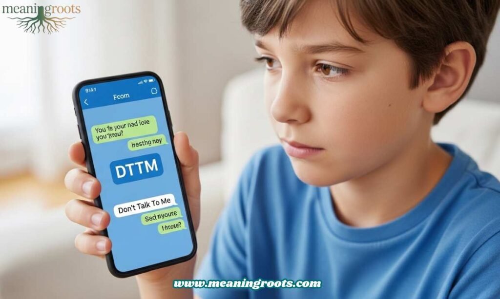 DTTM Meaning in Text From a Boy