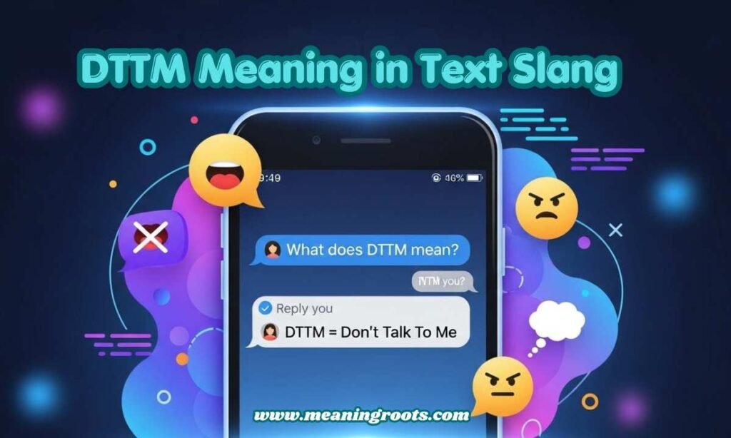 DTTM Meaning in Text Slang
