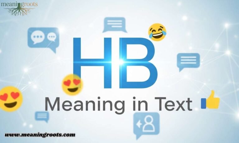 HB Meaning in Text