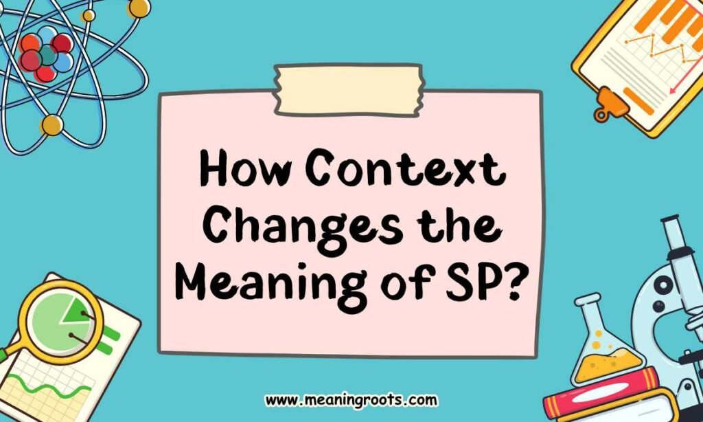 How Context Changes the Meaning of SP