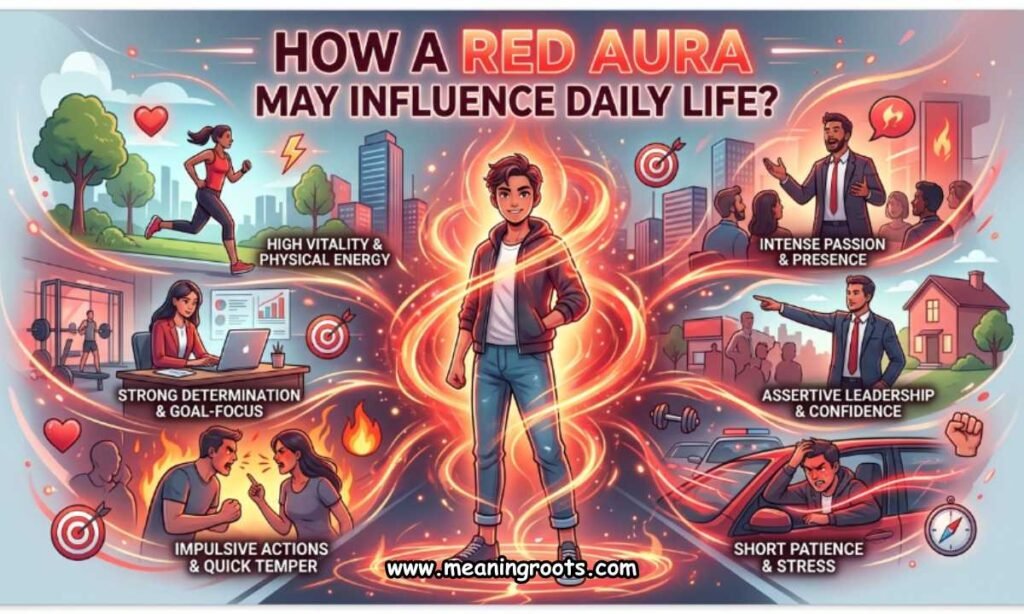 How a Red Aura May Influence Daily Life