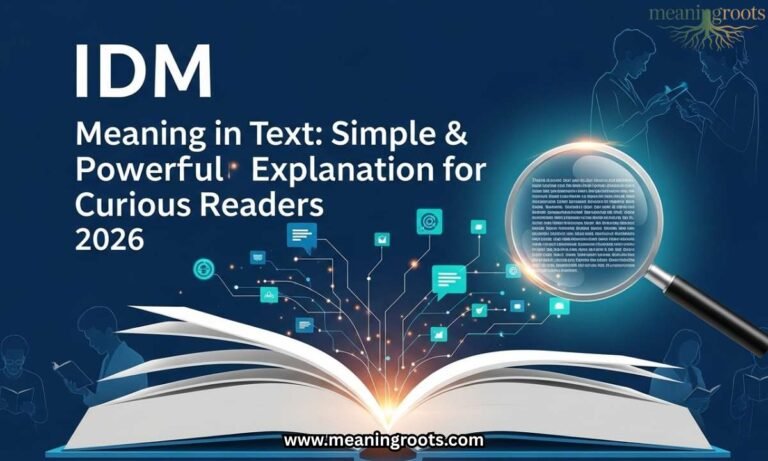 IDM Meaning in Text Simple & Powerful Explanation for Curious Readers 2026