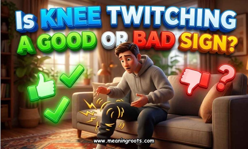 Is Knee Twitching a Good or Bad Sign
