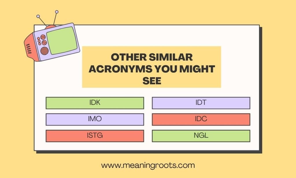 Other Similar Acronyms