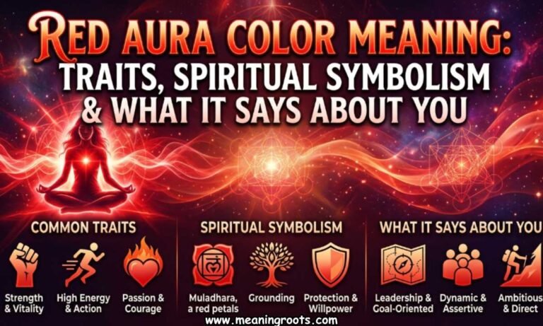 Red Aura Color Meaning - Traits, Spiritual Symbolism & What It Says About You