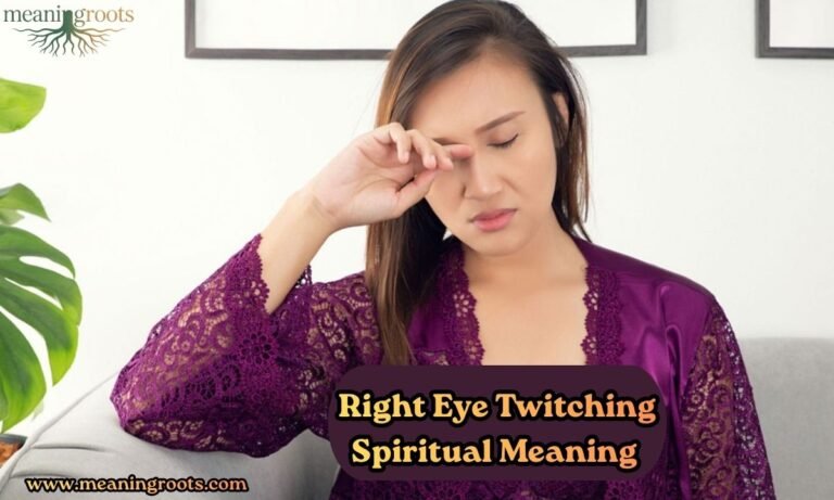Right Eye Twitching Spiritual Meaning