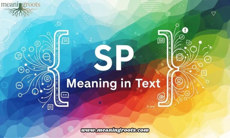 SP Meaning in Text