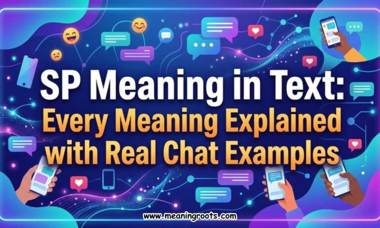 SP Meaning in Text - Every Meaning Explained with Real Chat Examples