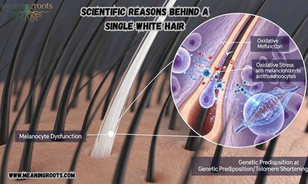 Scientific Reasons Behind a Single White Hair