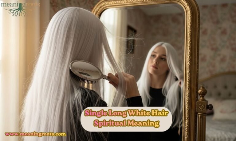 Single Long White Hair Spiritual Meaning