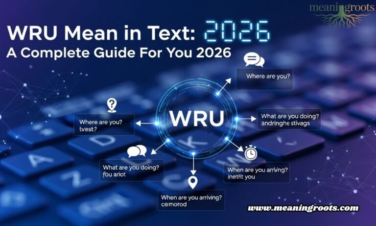 WRU Mean in Text A Complete Guide For You 2026