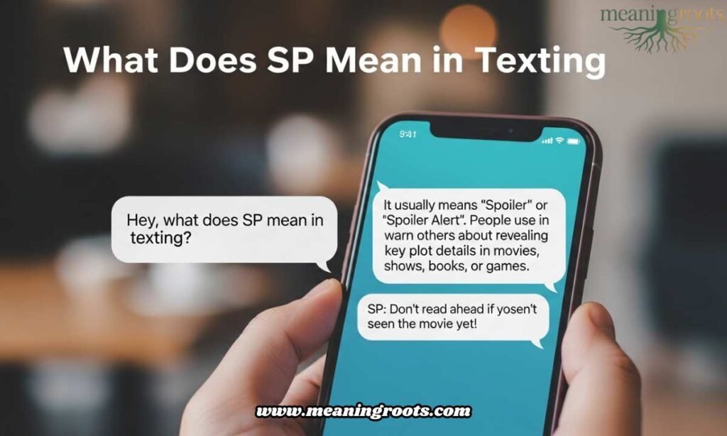 What Does SP Mean in Texting
