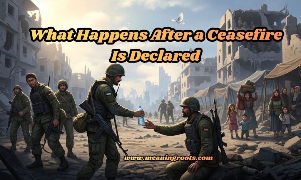 What Happens After a Ceasefire Is Declared