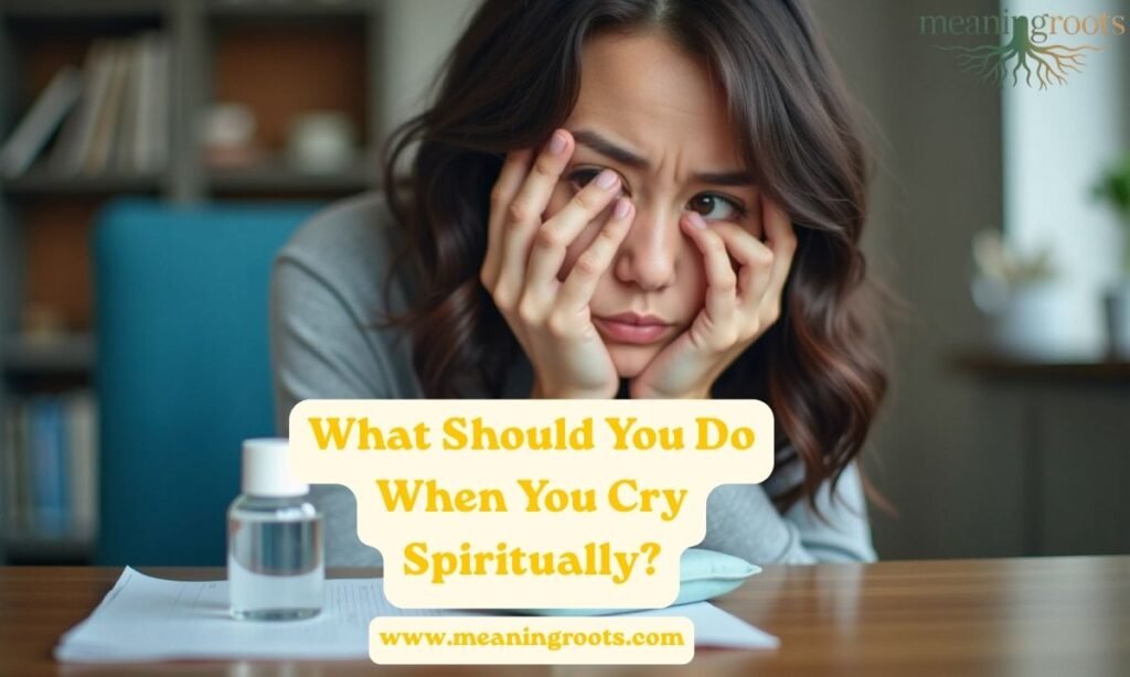 What Should You Do When You Cry Spiritually