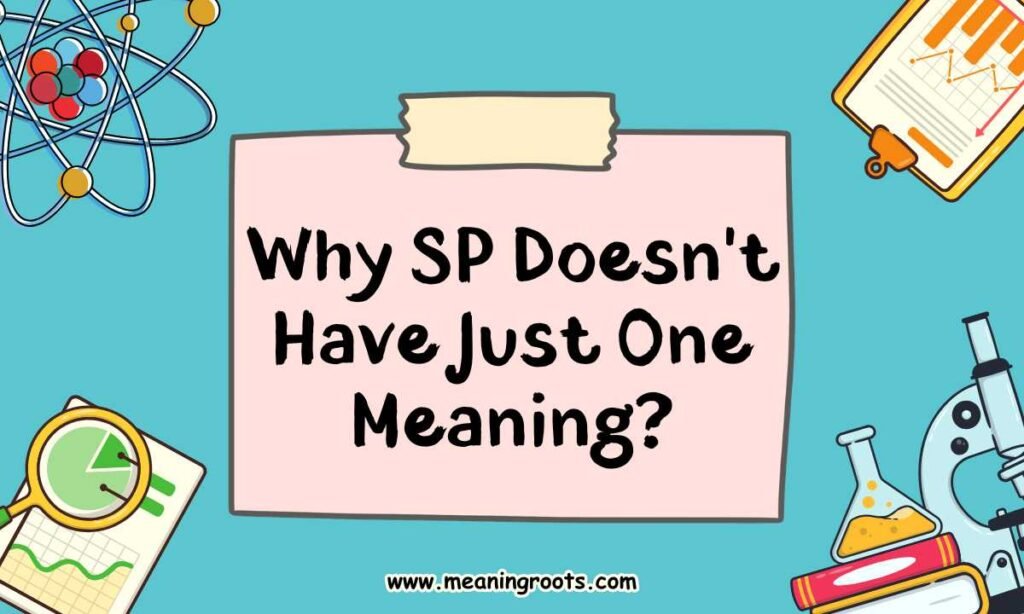 Why SP Doesn't Have Just One Meaning