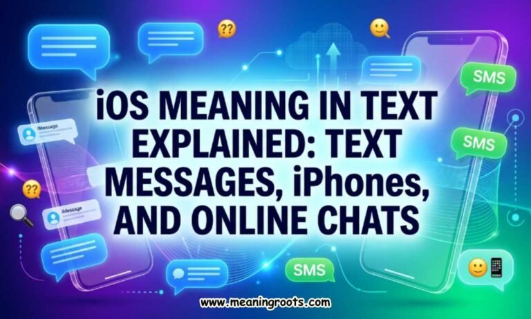 iOS Meaning in Text Explained - Text Messages, iPhones, and Online Chats