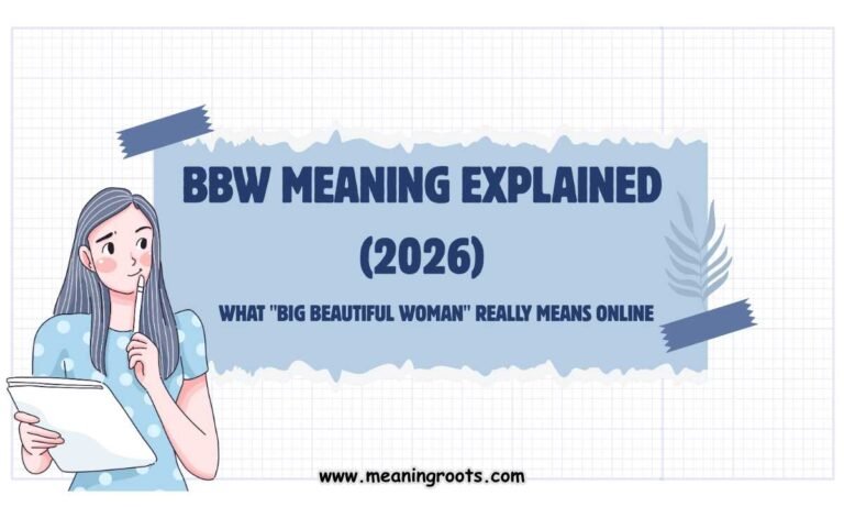 BBW Meaning Explained (2026) What Big Beautiful Woman Really Means Online