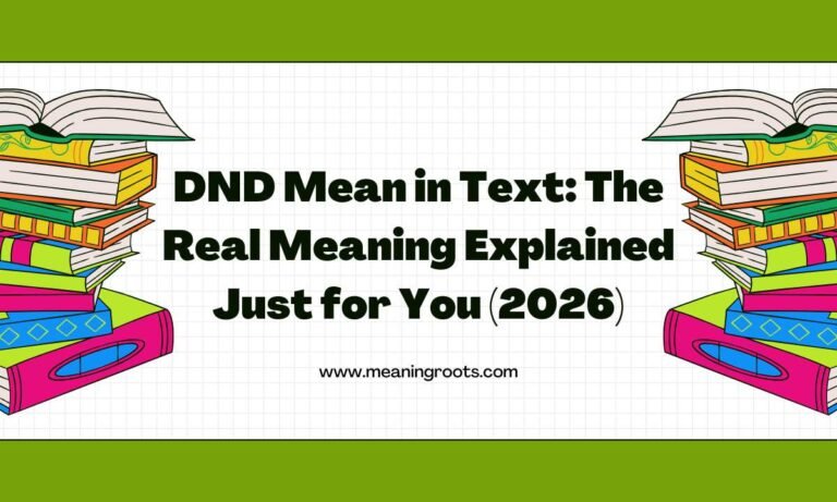 DND Mean in Text The Real Meaning Explained Just for You (2026)