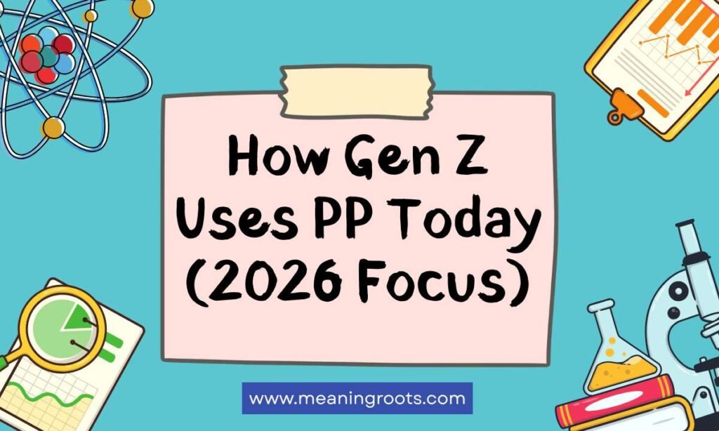 How Gen Z Uses PP Today (2026 Focus)