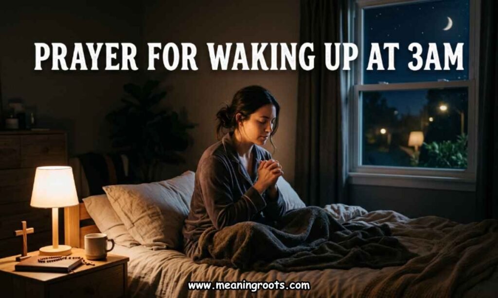 Prayer for Waking Up at 3AM