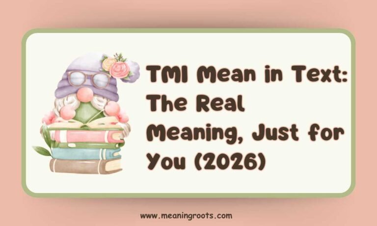 TMI Mean in Text The Real Meaning, Just for You (2026)