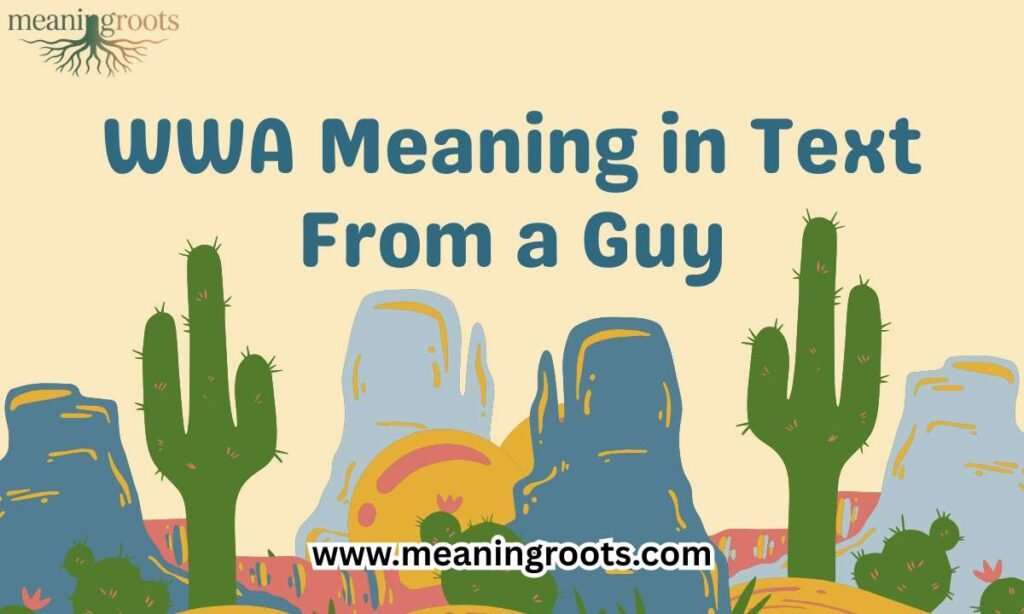 WWA Meaning in Text From a Guy