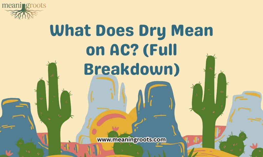 What Does Dry Mean on AC (Full Breakdown)