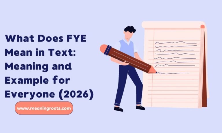 What Does FYE Mean in Text Meaning and Example for Everyone (2026)