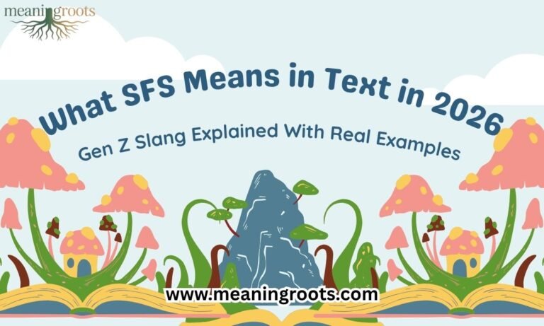 What SFS Means in Text in 2026 Gen Z Slang Explained With Real Examples