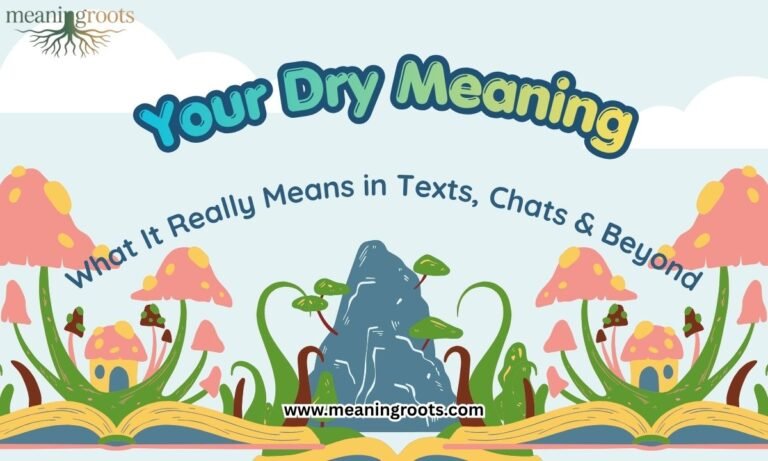 Your Dry Meaning What It Really Means in Texts, Chats & Beyond