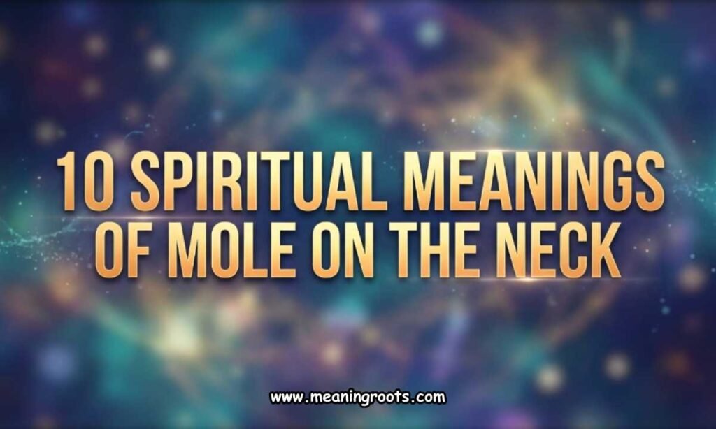 10 Spiritual Meanings of Mole on the Neck