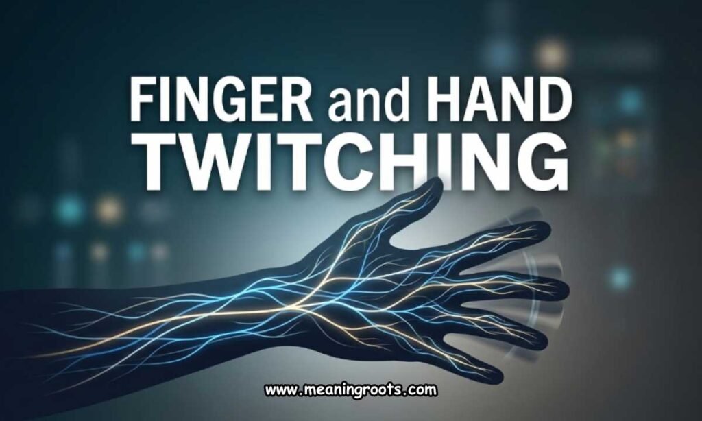 Finger and Hand Twitching