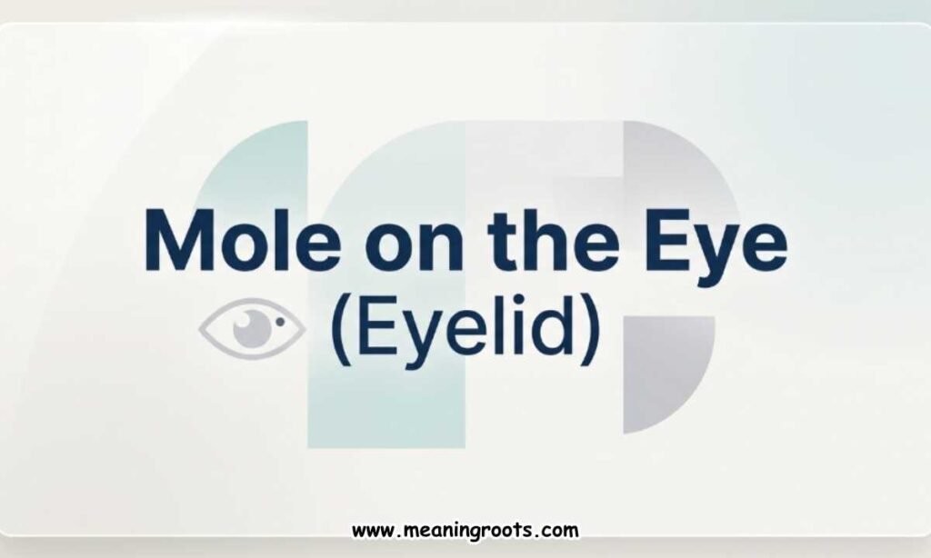 Mole on the Eye (Eyelid)