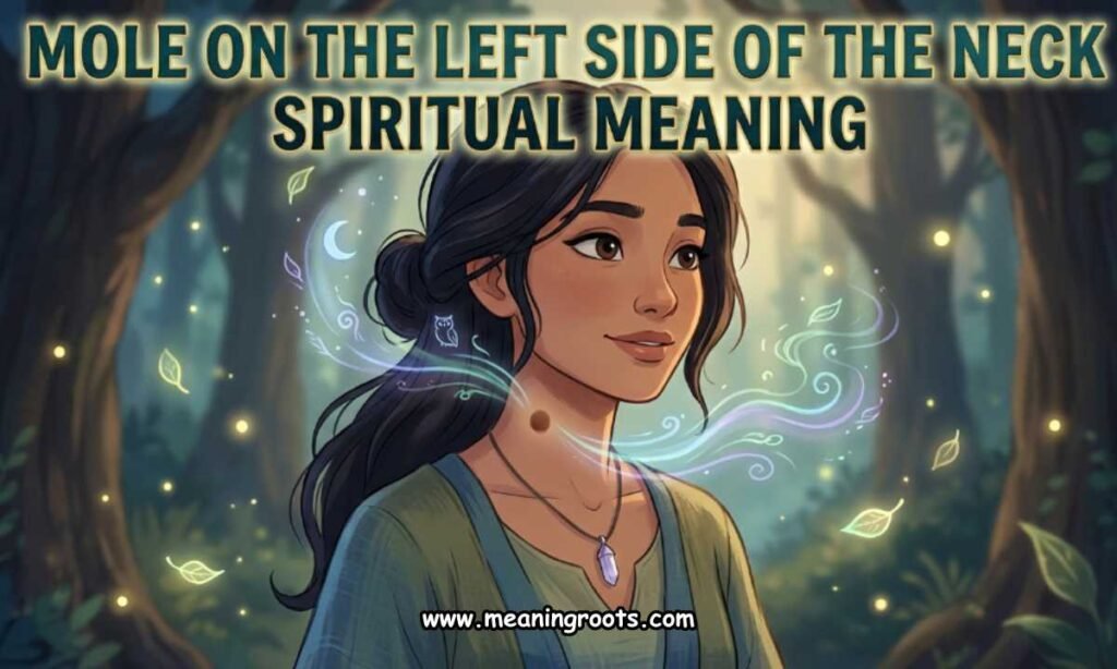 Mole on the Left Side of the Neck Spiritual Meaning