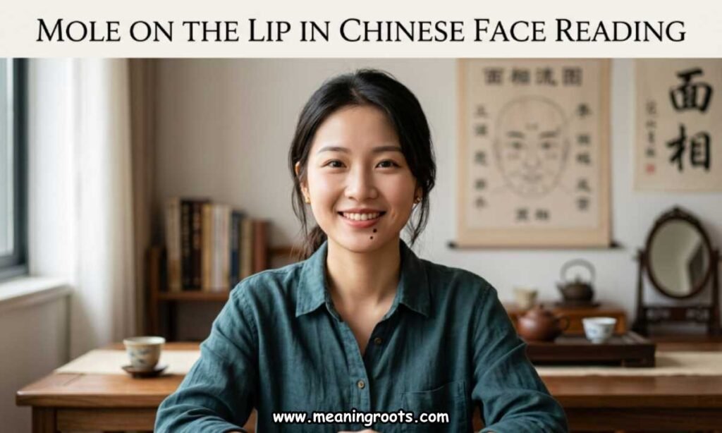 Mole on the Lip in Chinese Face Reading
