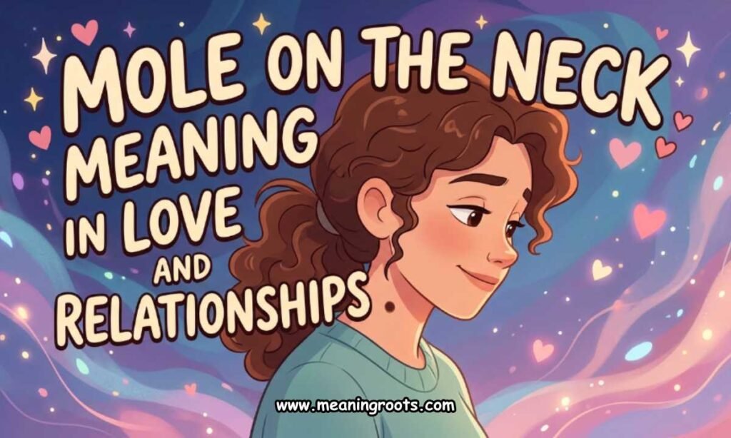 Mole on the Neck Meaning in Love and Relationships