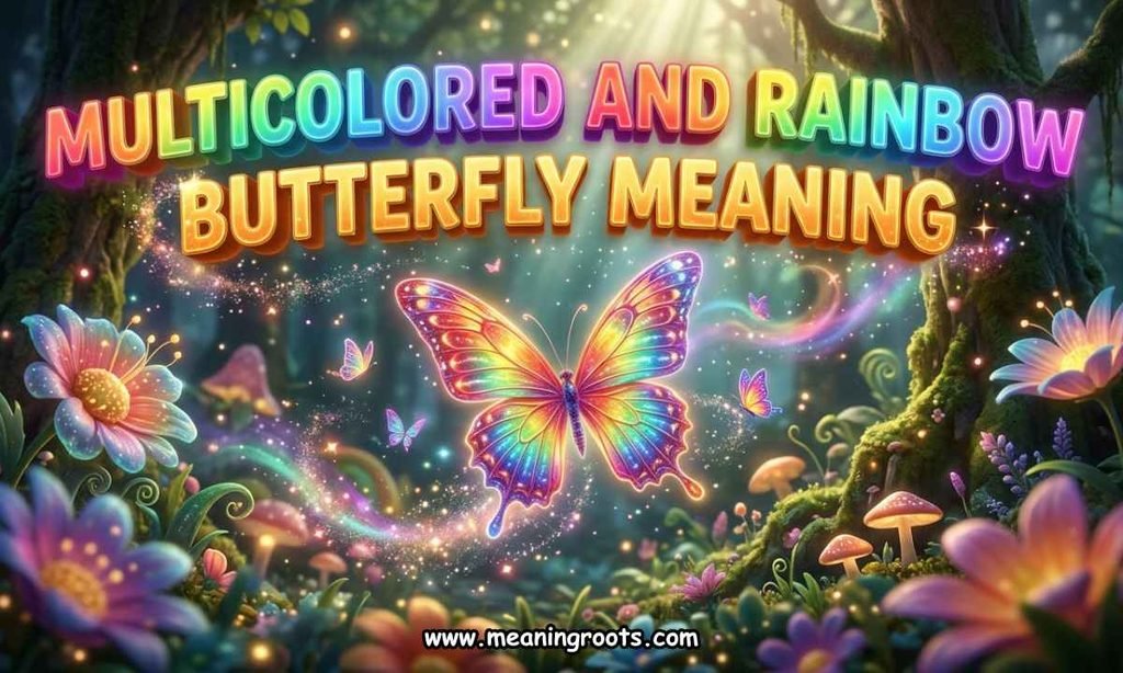 Multicolored and Rainbow Butterfly Meaning