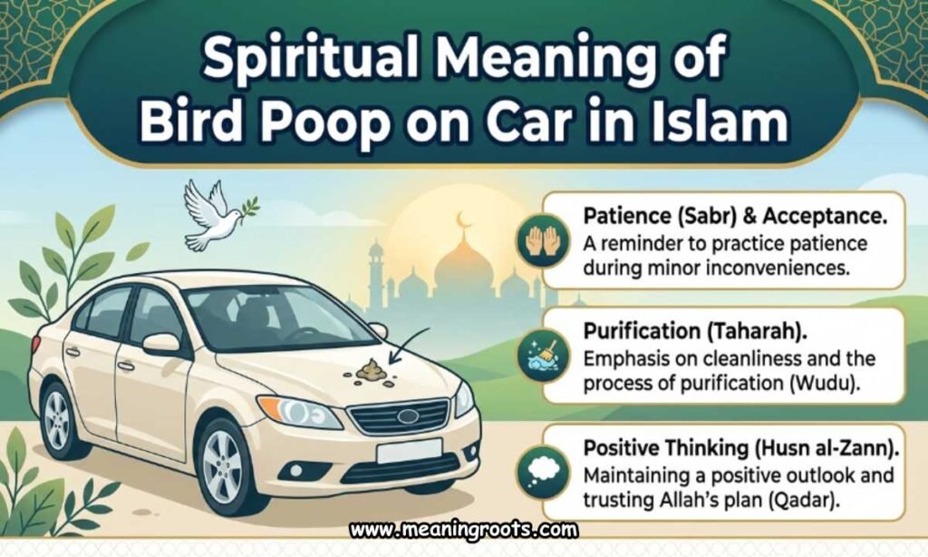 Spiritual Meaning of Bird Poop on Car in Islam