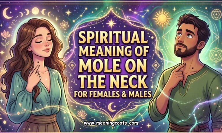 Spiritual Meaning of Mole on the Neck for Females & Males