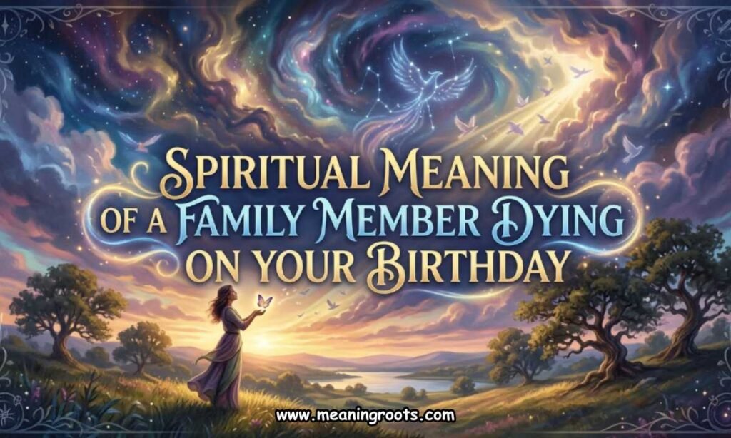 Spiritual Meaning of a Family Member Dying on Your Birthday