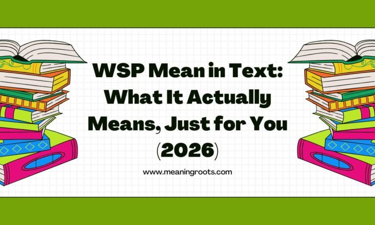 WSP Mean in Text What It Actually Means, Just for You (2026)