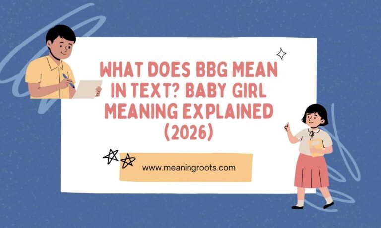 What Does BBG Mean in Text Baby Girl Meaning Explained (2026)